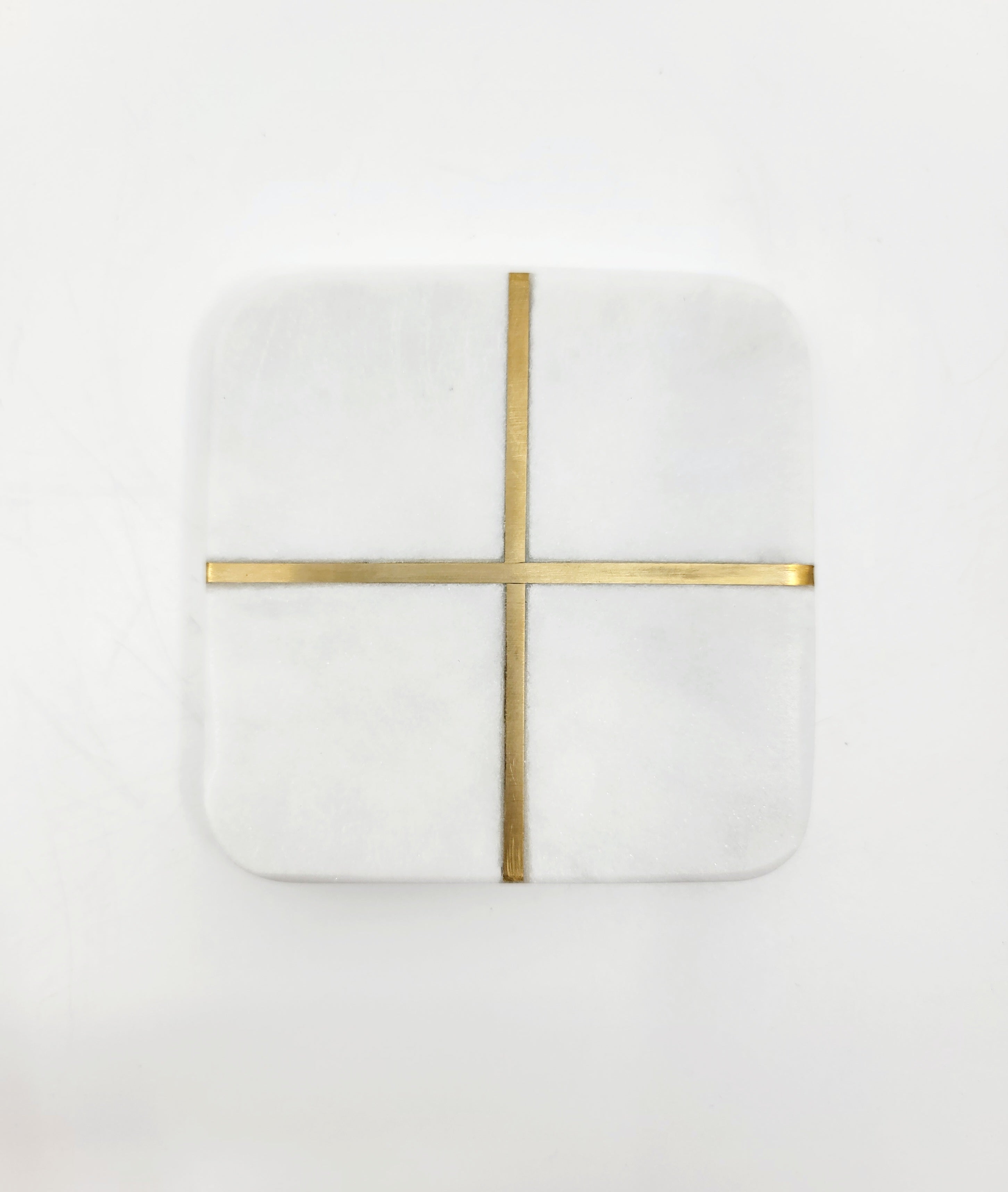 Marble & Brass Coasters